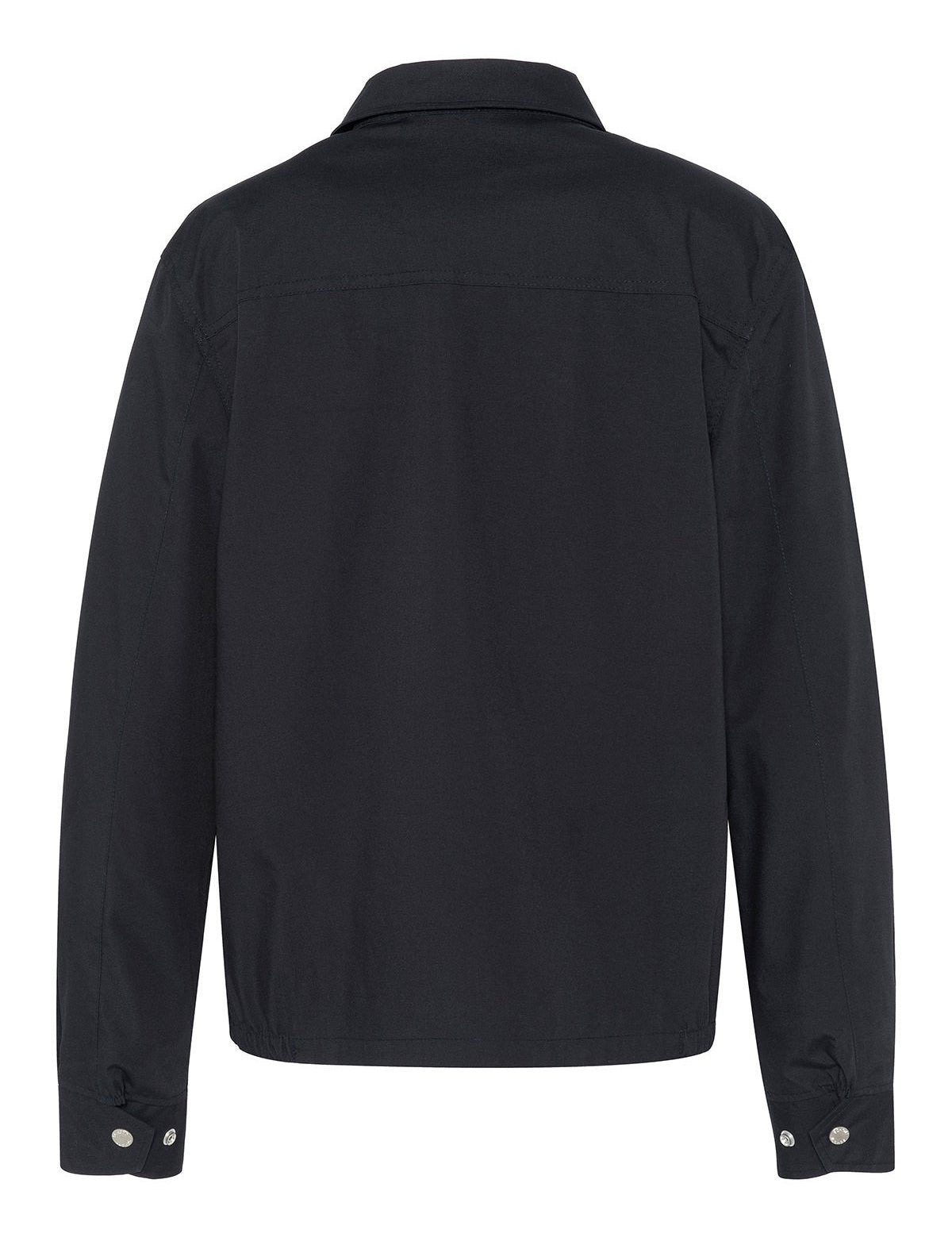 SCHOTT Giacca Cadam blu con zip e colletto 