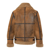 SCHOTT Giacca uomo LC1259 B-3 in montone color senape 