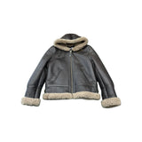 SCHOTT Giacca LCW1257H cordovan in montone con cappuccio 