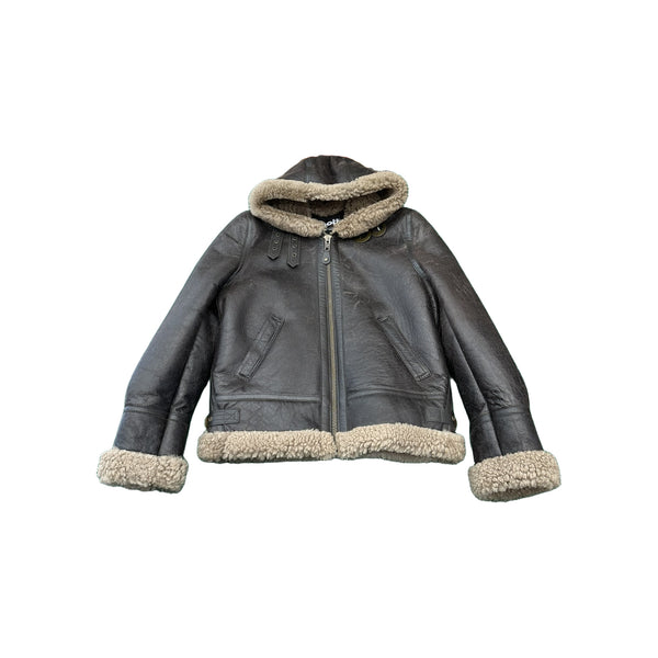 SCHOTT Giacca LCW1257H cordovan in montone con cappuccio 
