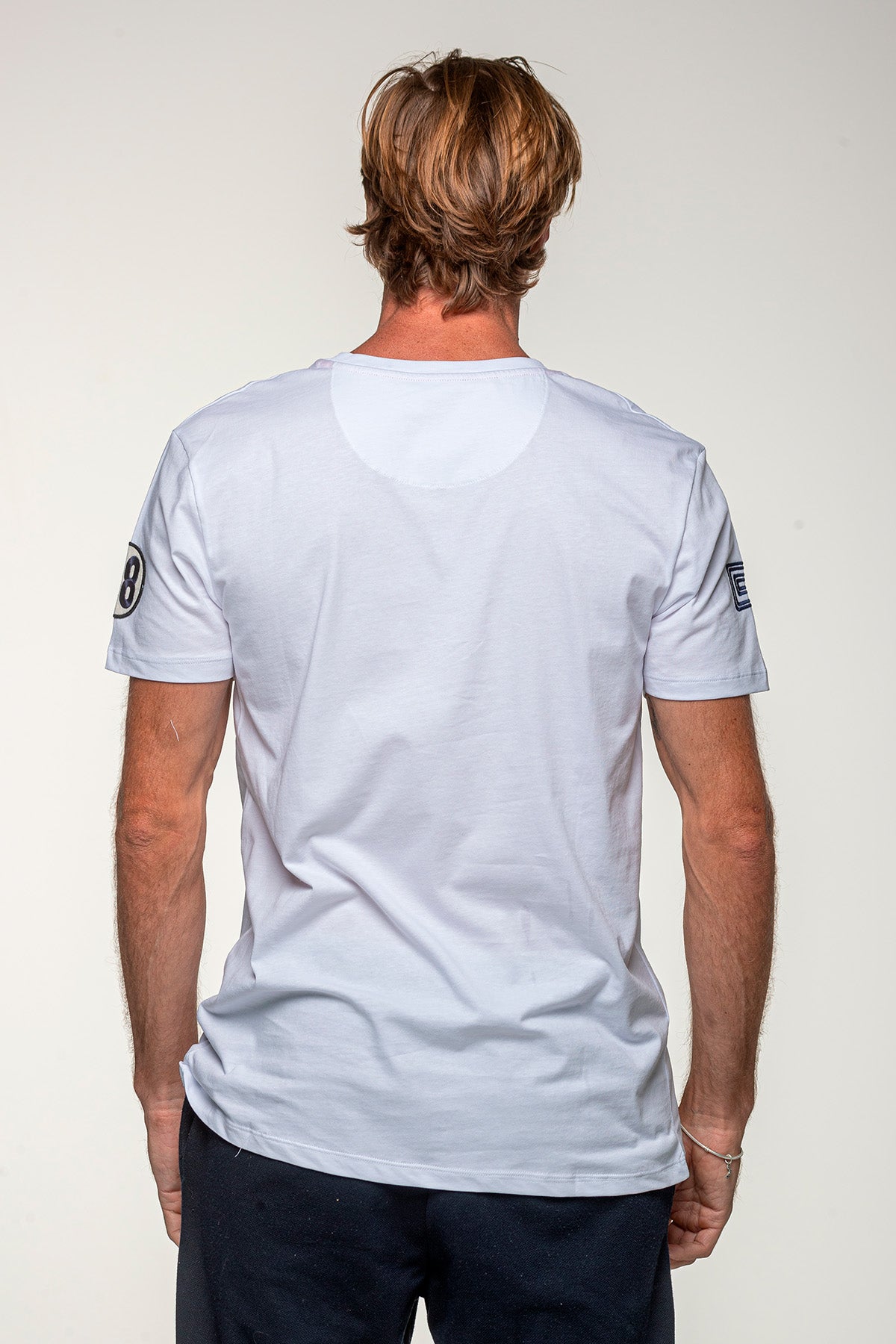 SHELBY T-shirt uomo 427 in cotone bianco a maniche corte 