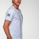 SHELBY T-shirt uomo 427 in cotone bianco a maniche corte 