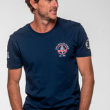 SHELBY T-shirt uomo 427 in cotone blu navy a maniche corte 