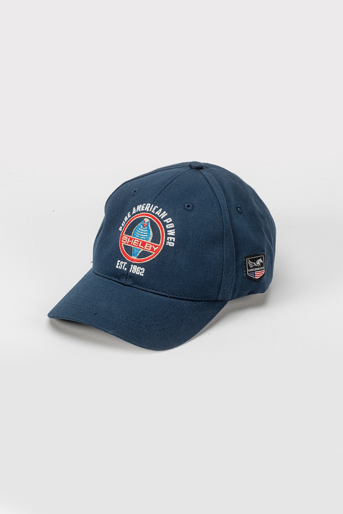 SHELBY Cappello baseball unisex Texas blu navy con visiera curva 
