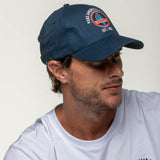 SHELBY Cappello baseball unisex Texas blu navy con visiera curva 