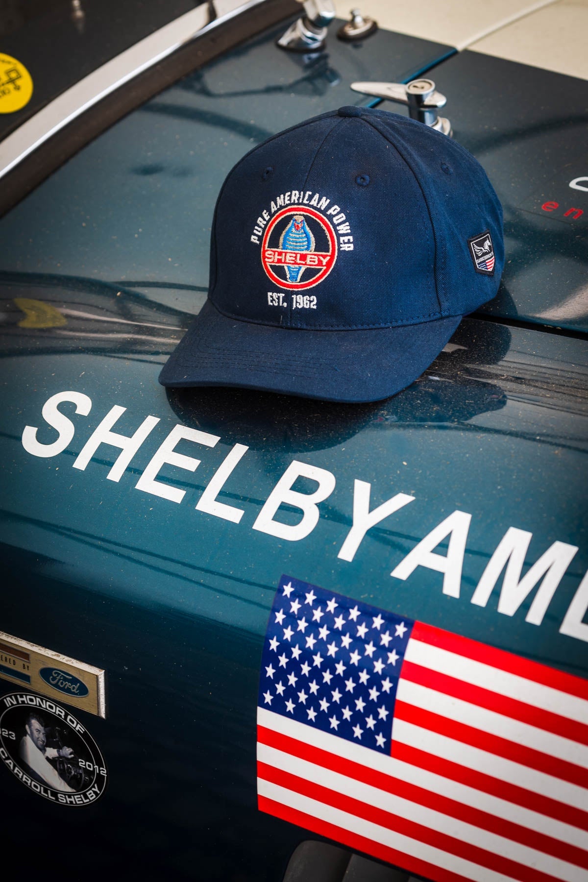 SHELBY Cappello baseball unisex Texas blu navy con visiera curva 