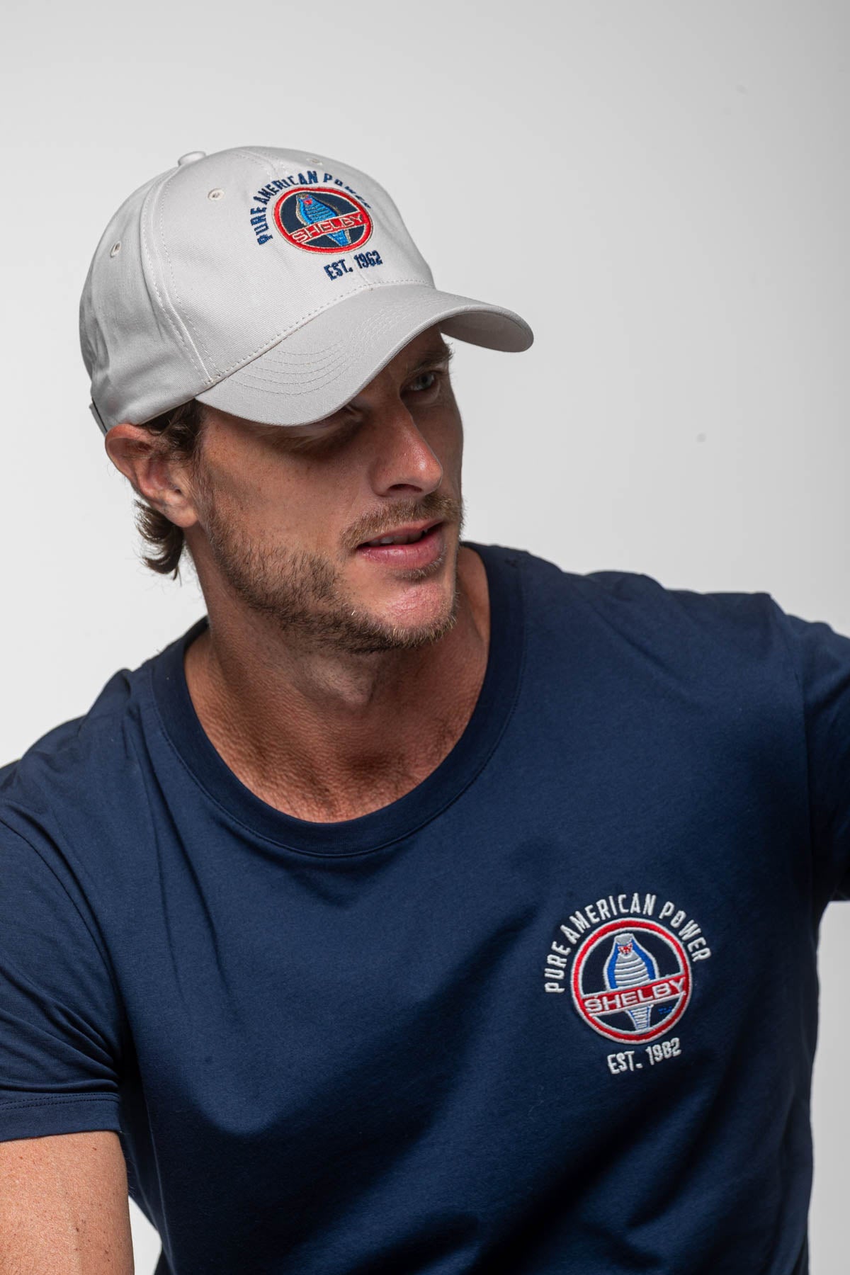SHELBY Cappello baseball unisex Texas ecru con visiera curva 