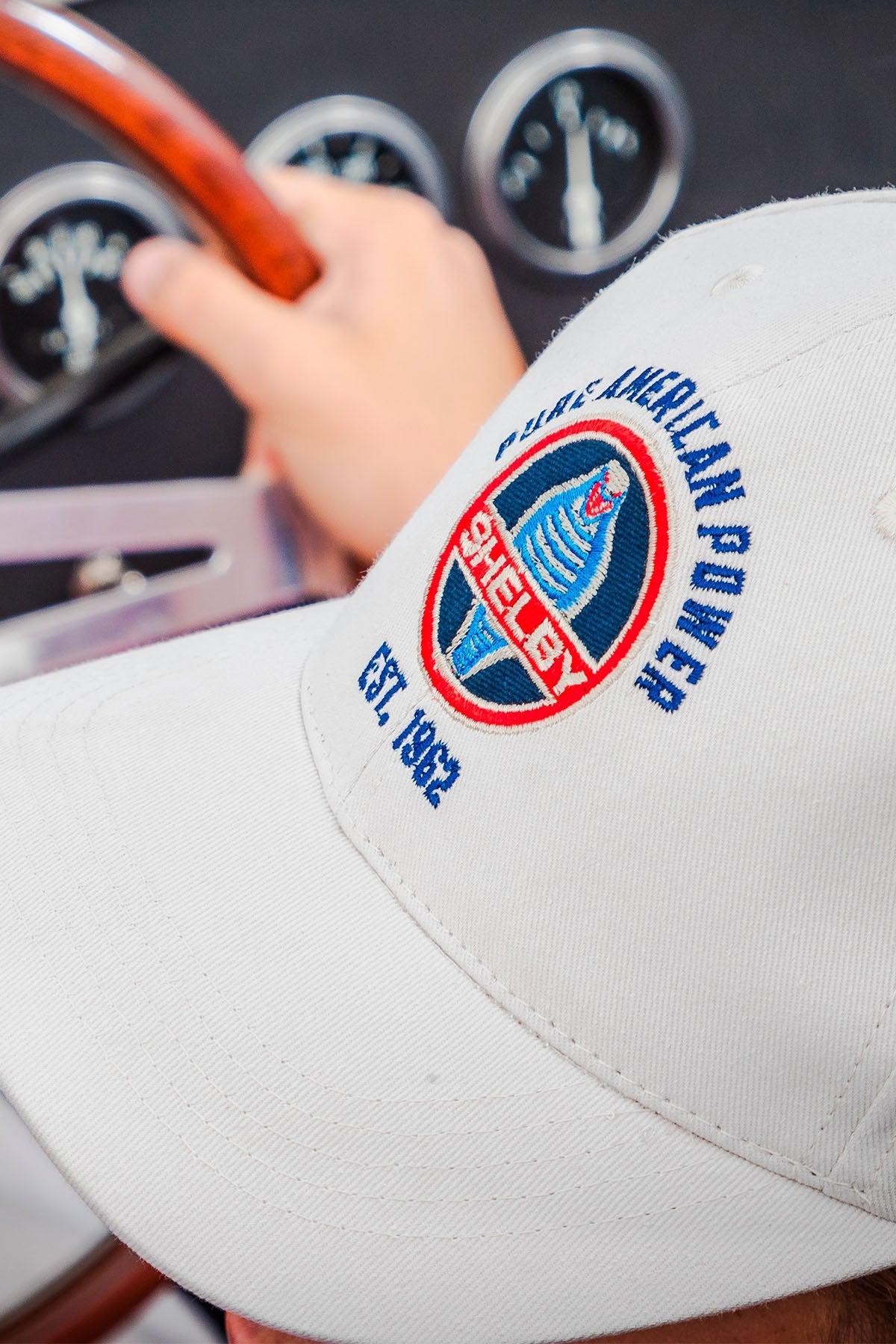 SHELBY Cappello baseball unisex Texas ecru con visiera curva 