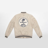 SHELBY Bomber uomo Dallas in pelle di montone ecru con zip 