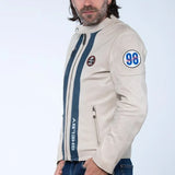 SHELBY Giacca uomo Shelby Men Ecru in pelle di montone 