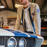 SHELBY Giacca uomo Shelby Men Ecru in pelle di montone 