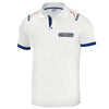 Polo da uomo Martini-R bianca in piqué di cotone