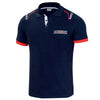 Polo da uomo Martini-R blu marine in piqué di cotone