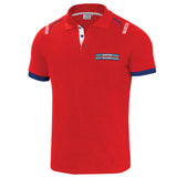 SPARCO CV Polo da uomo Martini-R rossa in piqué di cotone 