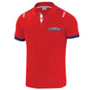 Polo da uomo Martini-R rossa in piqué di cotone