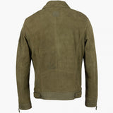 STEVE MCQUEEN Giacca uomo Craig4 in pelle nubuck kaki XL 