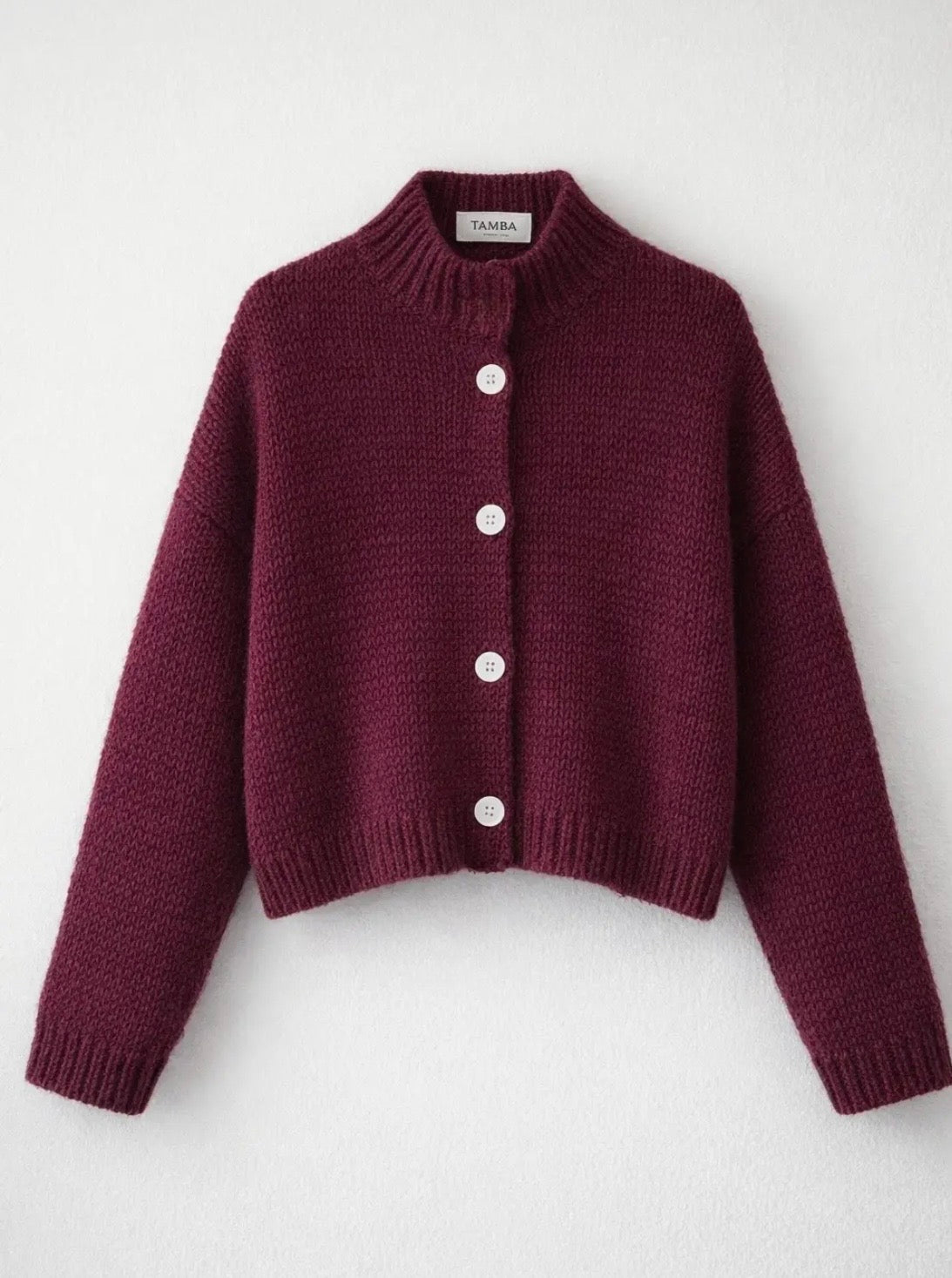 TAMBA Cardigan Amburgo Burgundy 