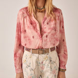MAISON HOTEL Pantaloni donna Lirio Botanica in cotone a vita alta 