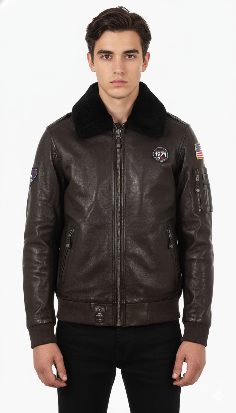 STEVE MCQUEEN Giacca uomo in pelle John3 