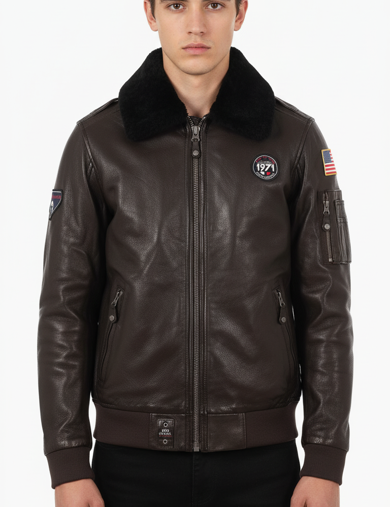 STEVE MCQUEEN Giacca uomo in pelle John3 