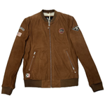 STEVE MCQUEEN Giacca uomo in pelle scamosciata Stan Havane 