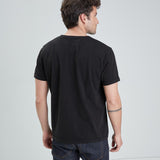 DAYTONA 73 T-shirt uomo American Slub nera 