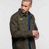 DAYTONA 73 Camicia militare uomo Jeffbull light khaki 