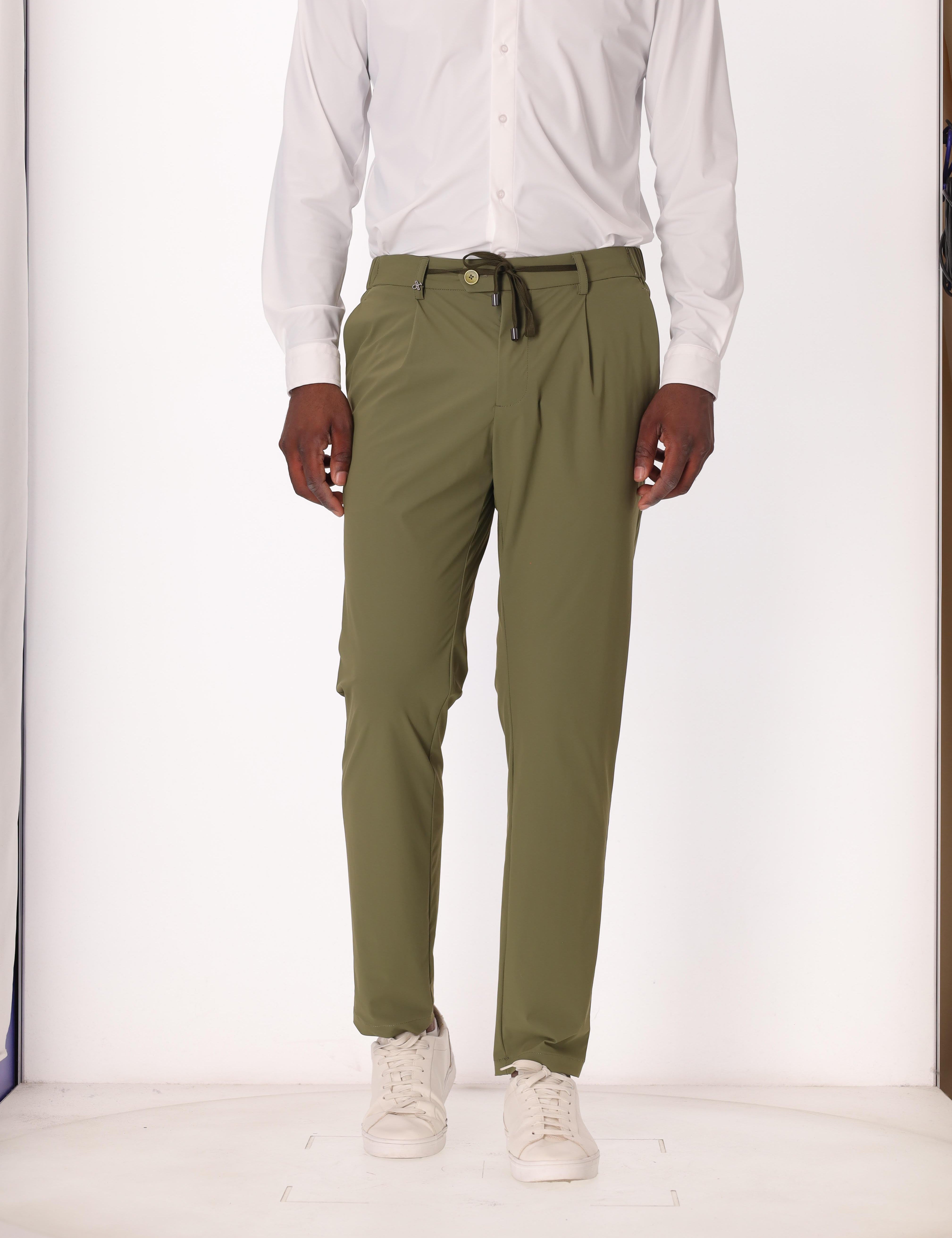 DISTRETTO12 High-Perform12 Rio Pences Trousers Active M26 Muschio 