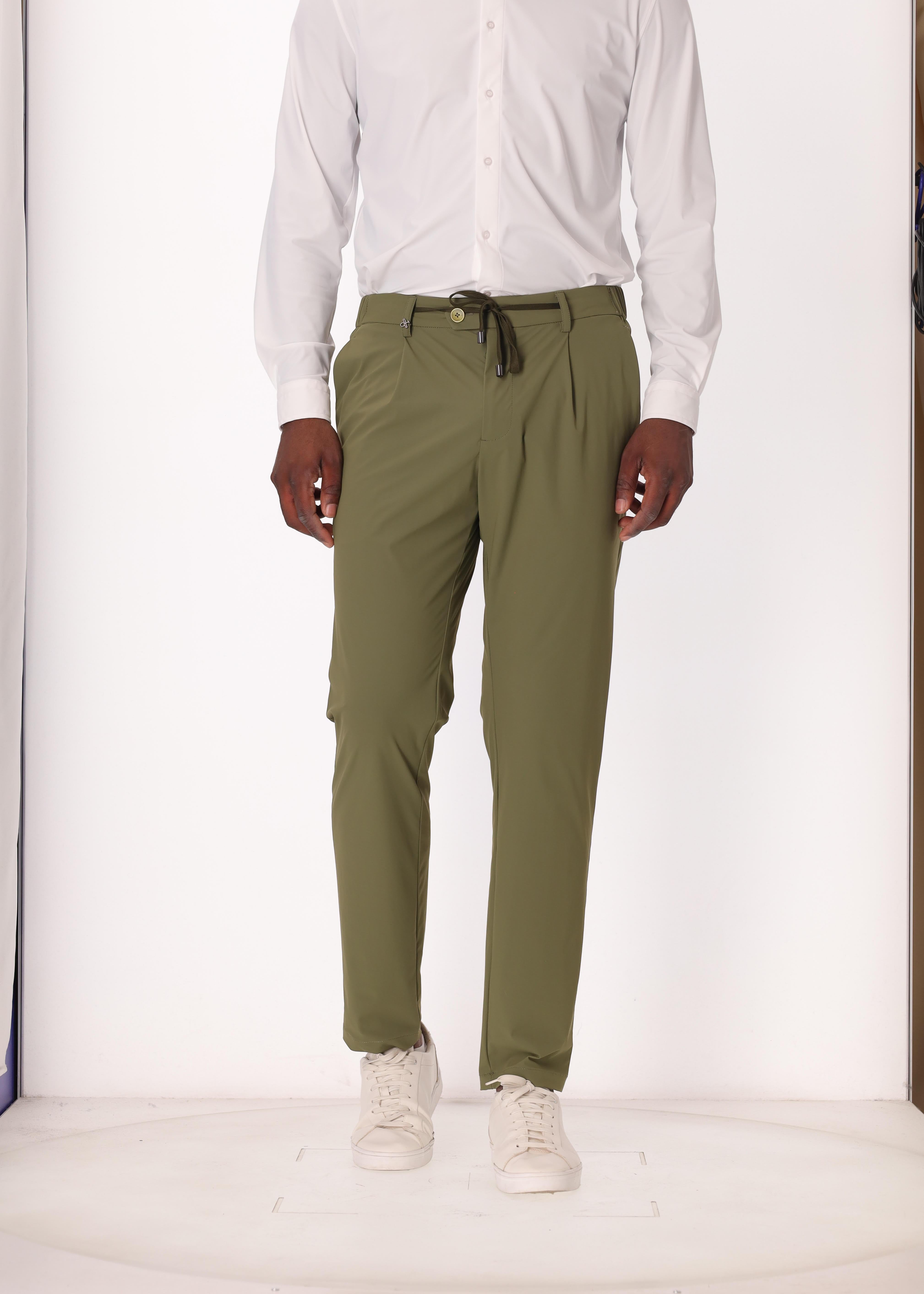 DISTRETTO12 High-Perform12 Rio Pences Trousers Active M26 Muschio 