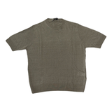 MASQ Maglia unisex beige manica corta in lino 