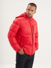 Denisson men's red nylon down jacket