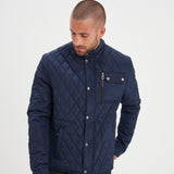 DAYTONA 73 Giacca trapuntata uomo in nylon blu Darrington 