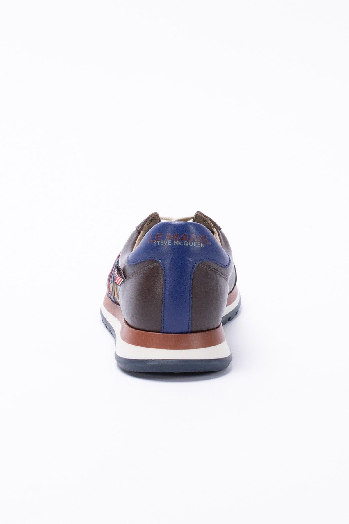 CLM Sneakers in pelle marrone scuro uomo Cool 