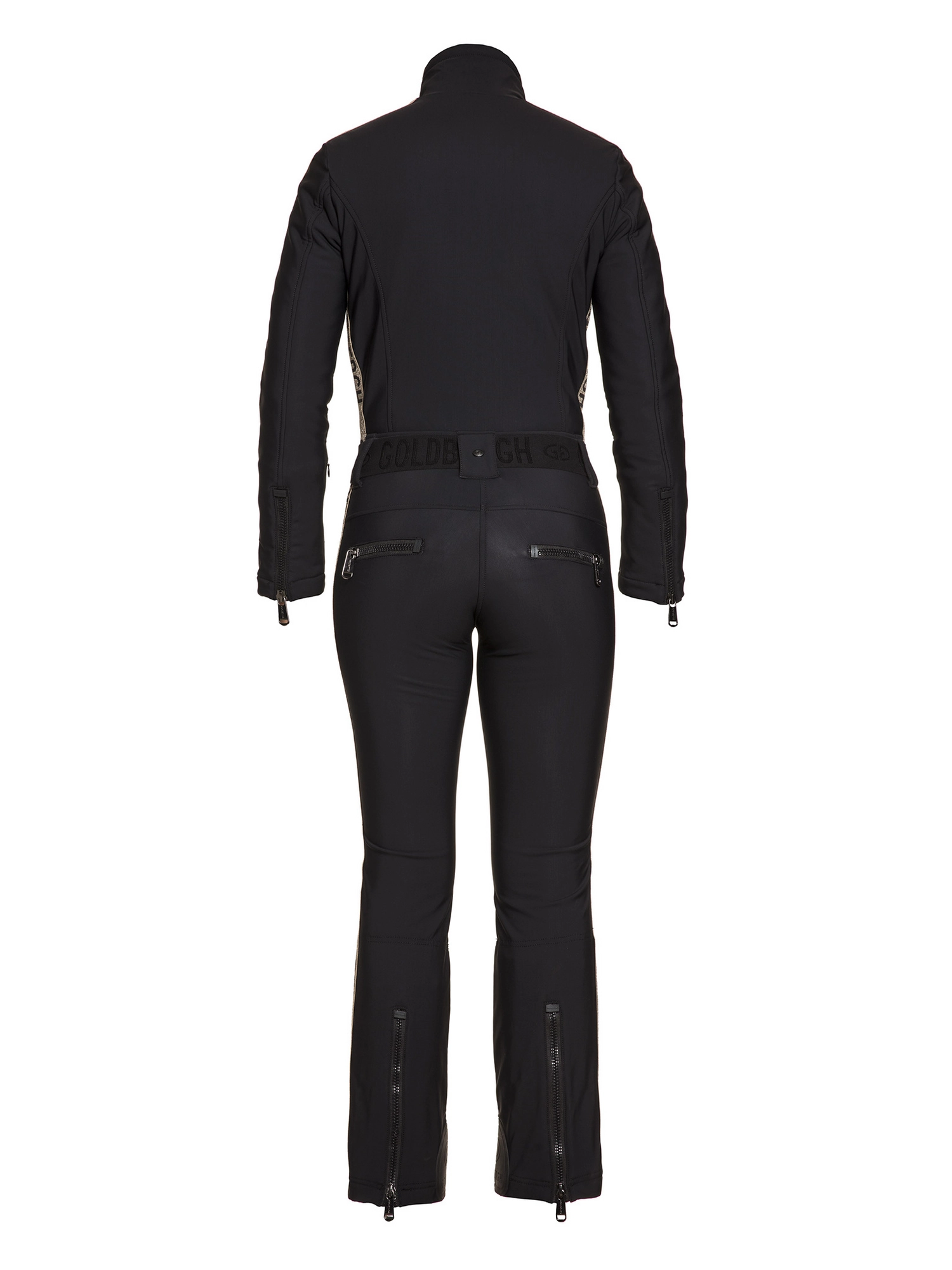 GOLDBERGH Tuta sci donna Goldfinger oro slim fit 