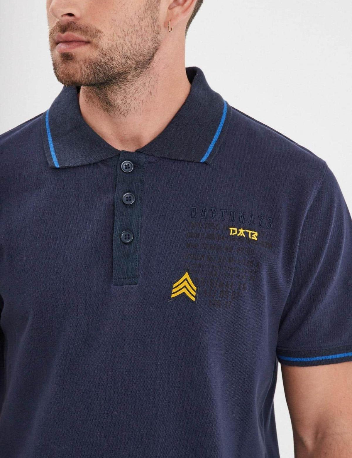 DAYTONA 73 Polo uomo in cotone Gage Piqué 
