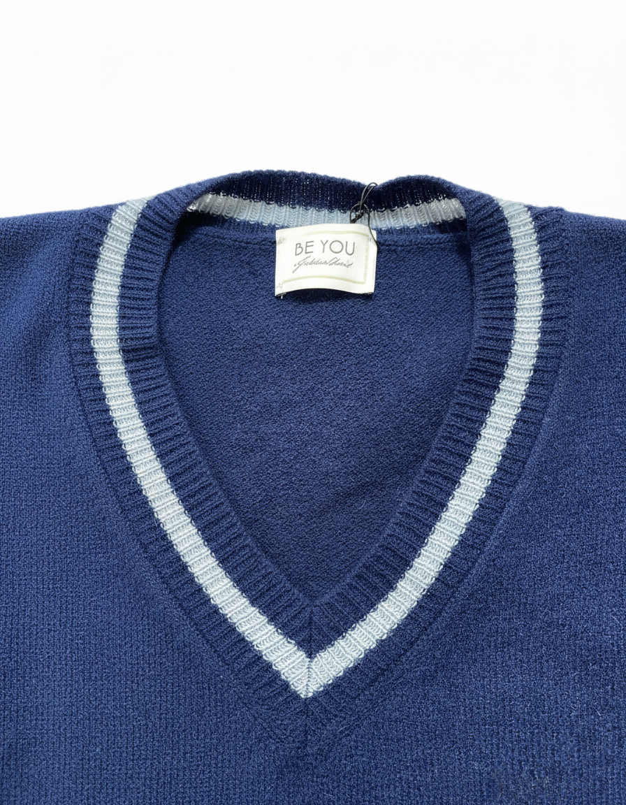 BE YOU GERALDINEALASIO Maglia Benedicta blu 