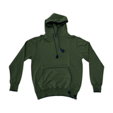INTHEBOX Felpa unisex verde con cappuccio in cotone ricamato 