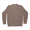 Men's Walnut Melange Crew Neck Sweater