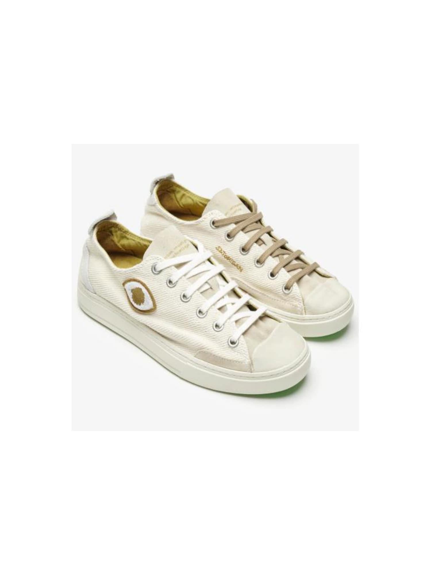 SATORISAN Sneakers unisex in cotone Koto Ecru 