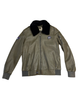 Giacca pelle John3 Dark Kaki