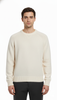 Pull blanc unisexe Virgil Steve