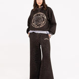 FRONT STREET Felpa girocollo donna Air Mail 