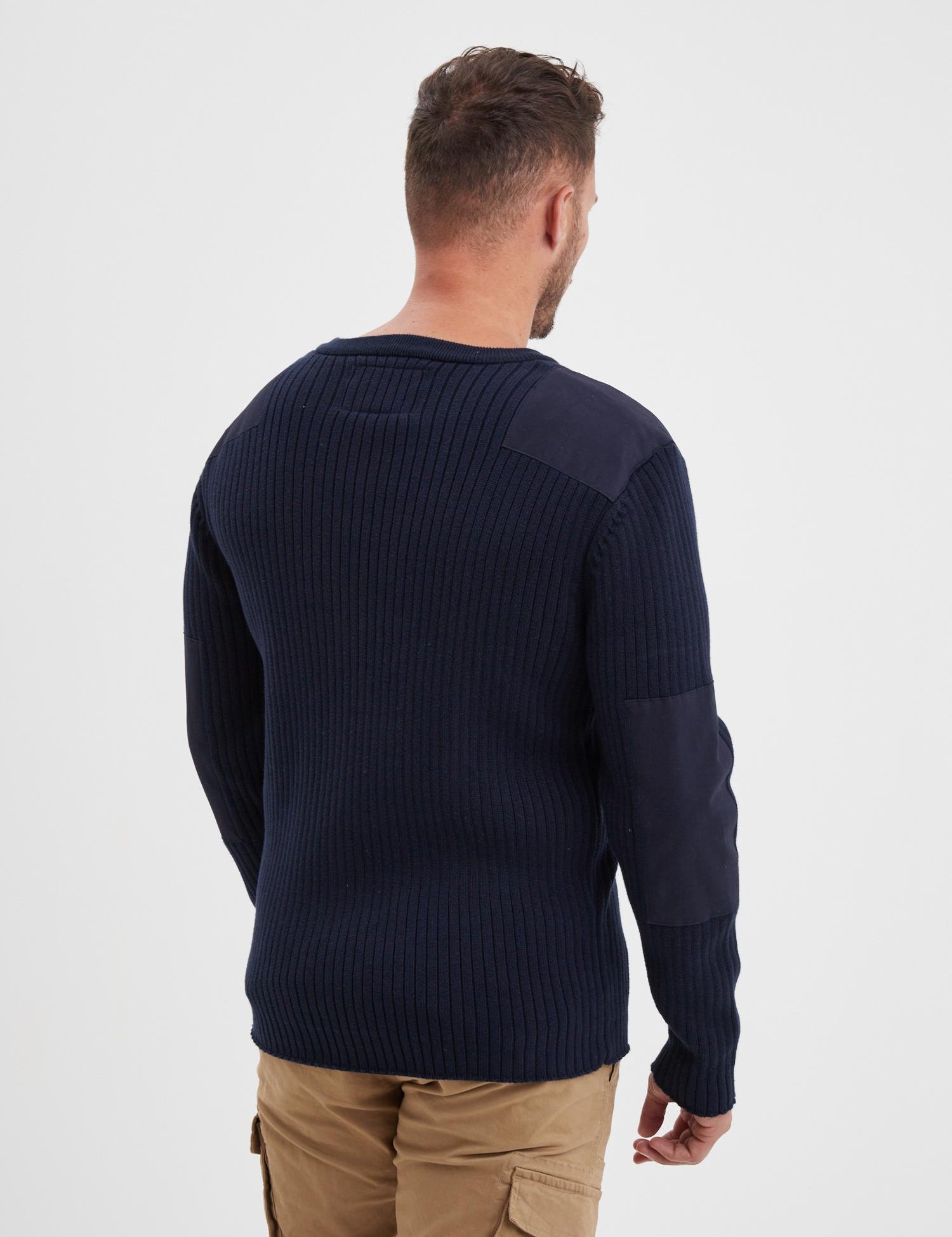 DAYTONA 73 Maglia uomo Basset girocollo blu 