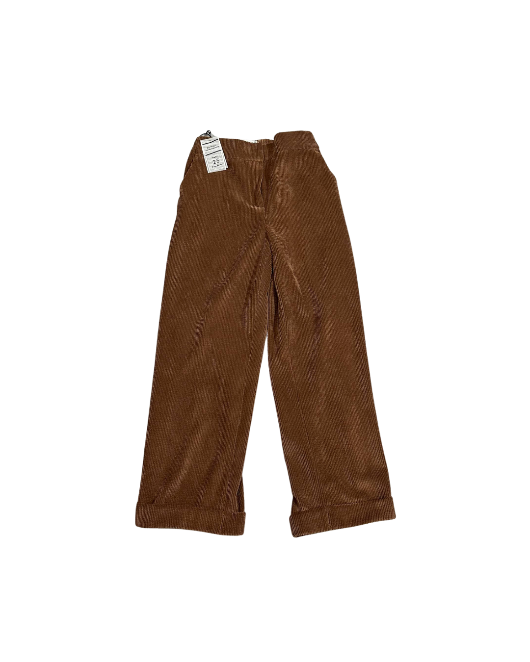 RE-HASH Pantaloni donna velluto tabacco Nelly-EL 