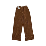 RE-HASH Pantaloni donna velluto tabacco Nelly-EL 