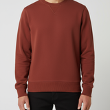 KEELING Felpa unisex in cotone Cinnabar Sabah Crew girocollo 