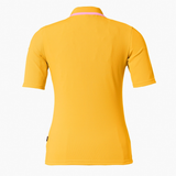 GOLDBERGH T-shirt donna Cassia papaya con zip e colletto polo 