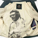 STEVE MCQUEEN Giubbotto uomo in pelle Bill Petrol 
