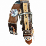 RED BELTS Cintura artigianale in pelle Harley 