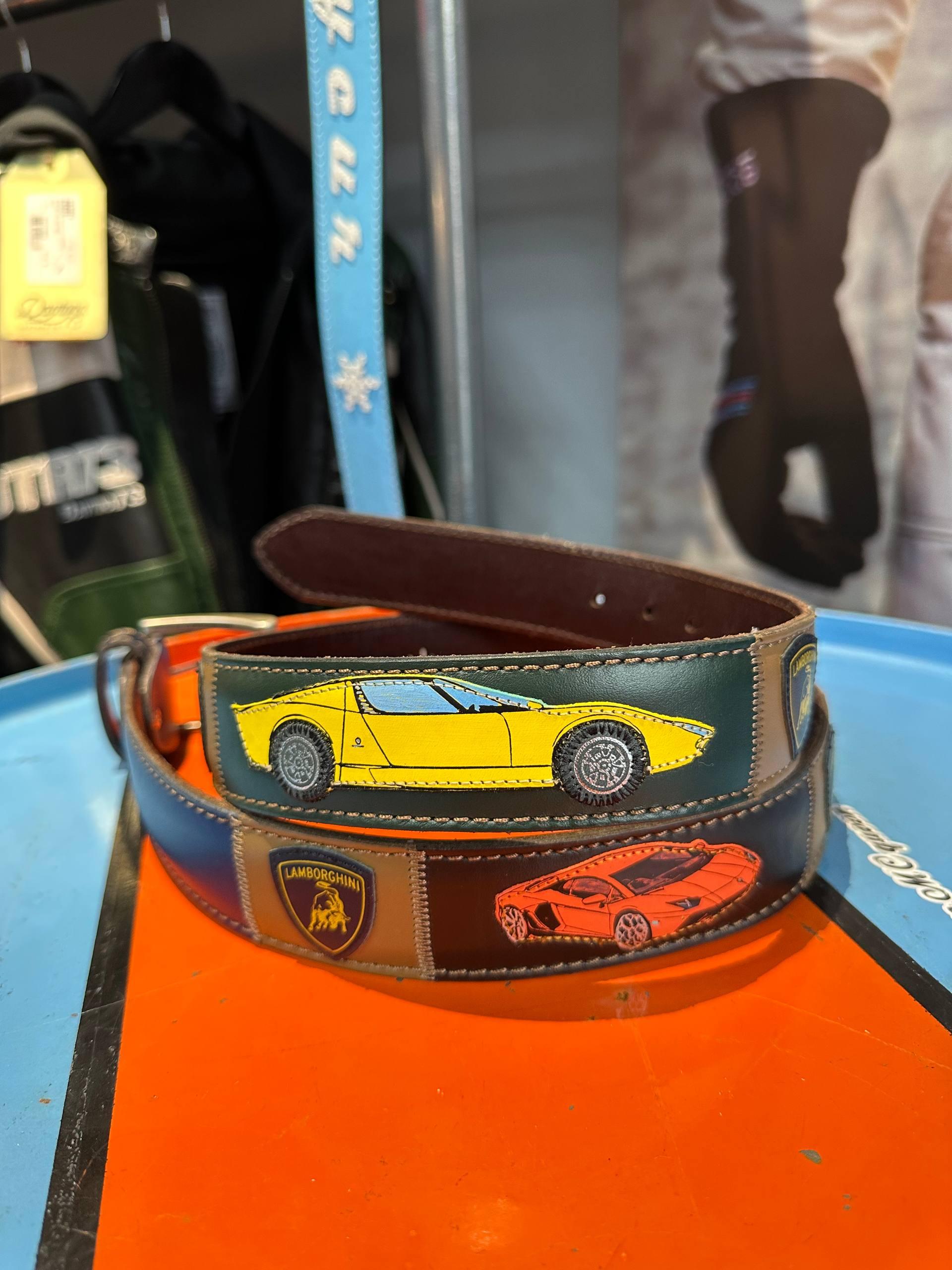 Lamborghini handcrafted leather belt – BeWildStore